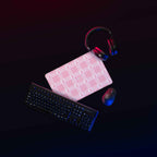 Desk Mat Breast Cancer Awareness Plaid - Scottish Squares