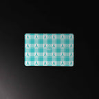 Desk Mat Ovarian Cancer Awareness Plaid - Scottish Squares