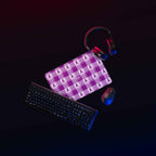 Desk Mat Pancreatic Cancer Awareness Plaid - Scottish Squares