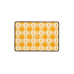 Desk Mat Kidney Cancer Awareness Plaid, Orange Ribbon, Supportive Gift 12″×18″ - Scottish Squares