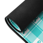 Desk Mat Ovarian Cancer Awareness Plaid - Scottish Squares