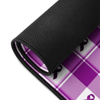 Desk Mat Pancreatic Cancer Awareness Plaid - Scottish Squares