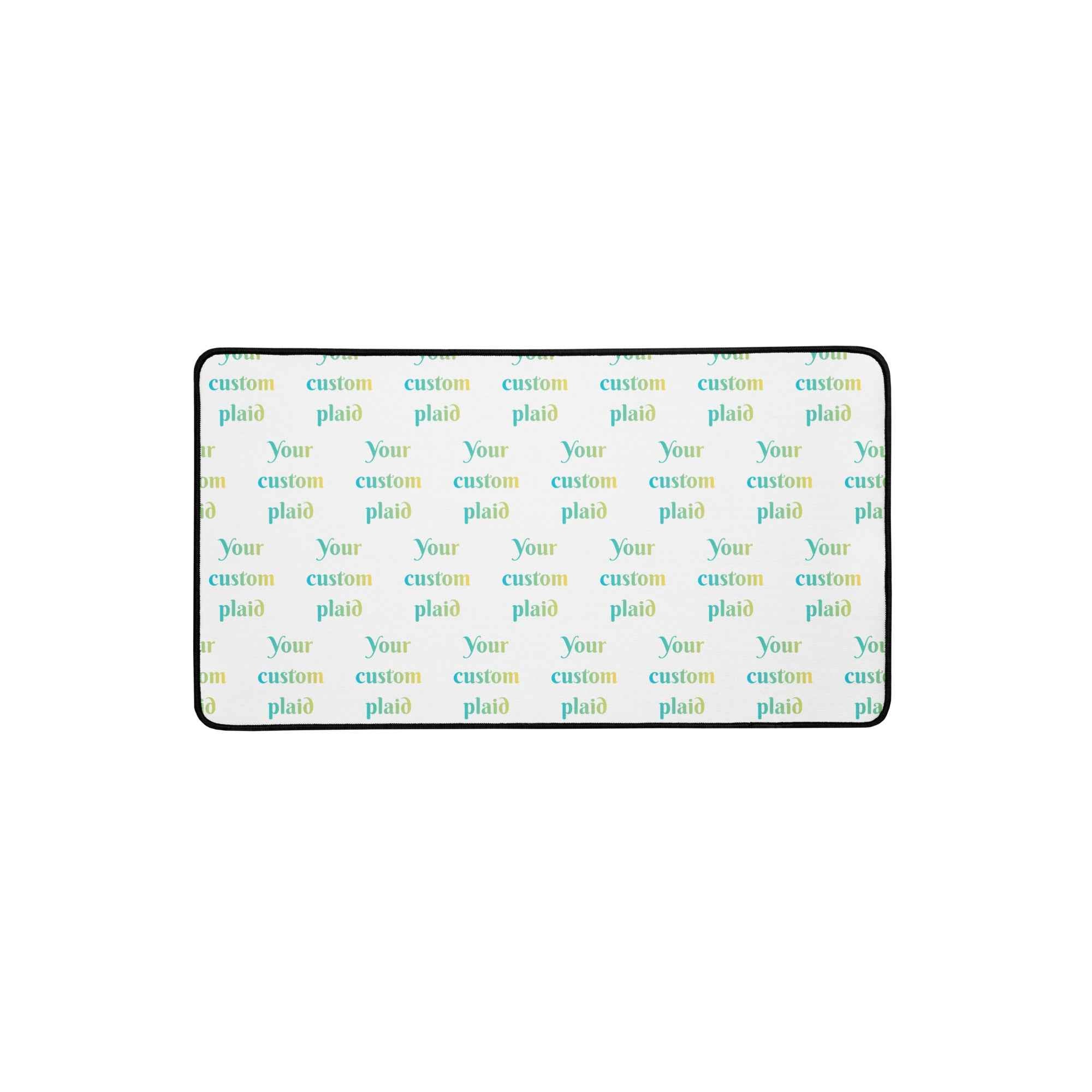 Desk Mat Your Own Birthday Plaid 12″×22″ - Scottish Squares