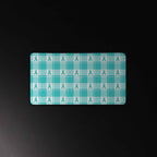 Desk Mat Ovarian Cancer Awareness Plaid - Scottish Squares