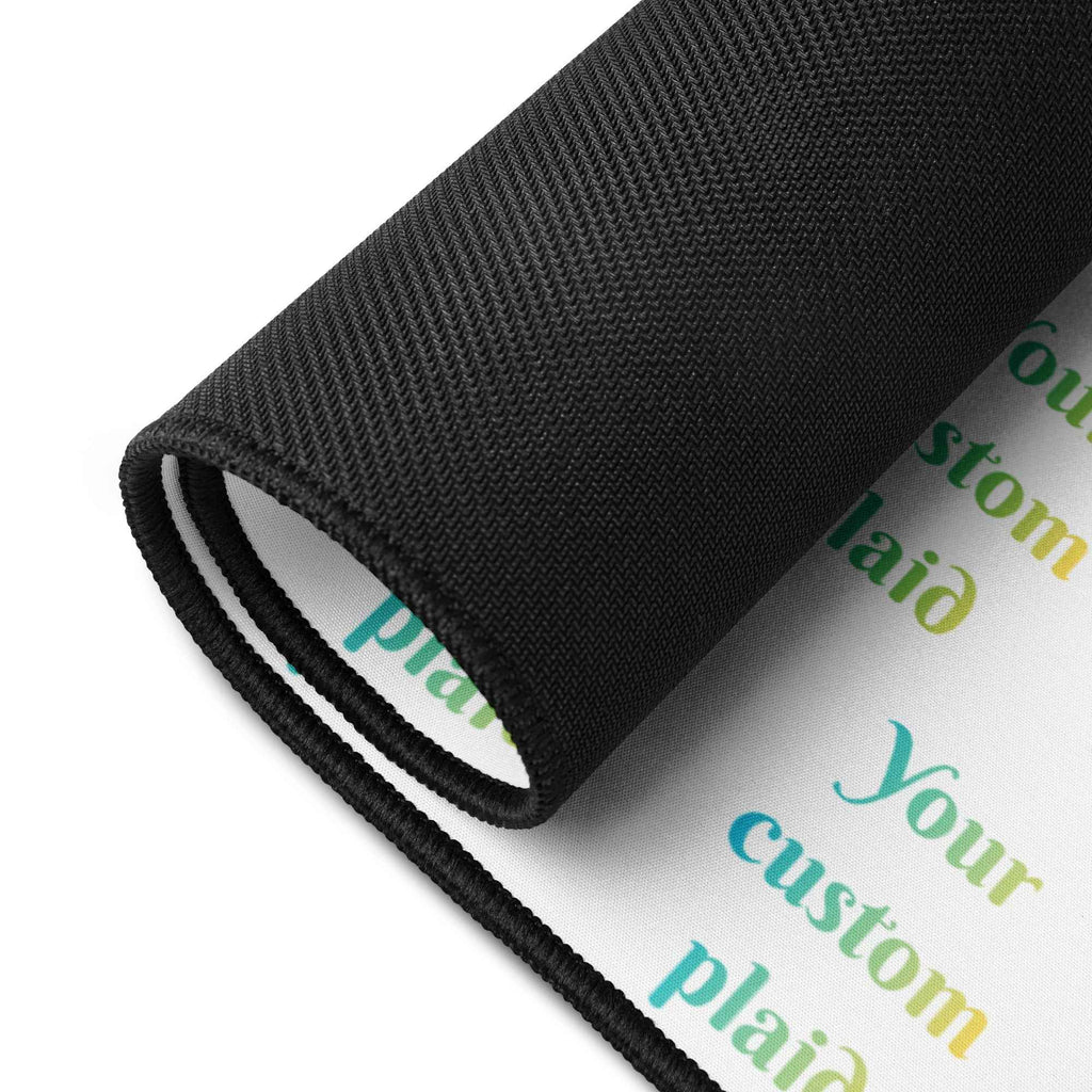 Desk Mat Your Own Birthday Plaid - Scottish Squares