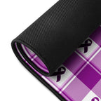 Desk Mat Pancreatic Cancer Awareness Plaid - Scottish Squares