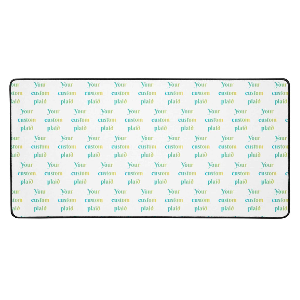 Desk Mat Your Own Birthday Plaid 16″×32″ - Scottish Squares