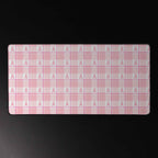 Desk Mat Breast Cancer Awareness Plaid - Scottish Squares