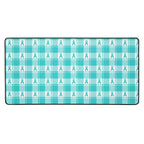 Desk Mat Ovarian Cancer Awareness Plaid 16″×32″ - Scottish Squares
