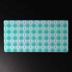 Desk Mat Ovarian Cancer Awareness Plaid - Scottish Squares