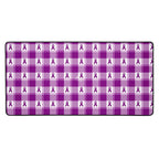 Desk Mat Pancreatic Cancer Awareness Plaid 16″×32″ - Scottish Squares