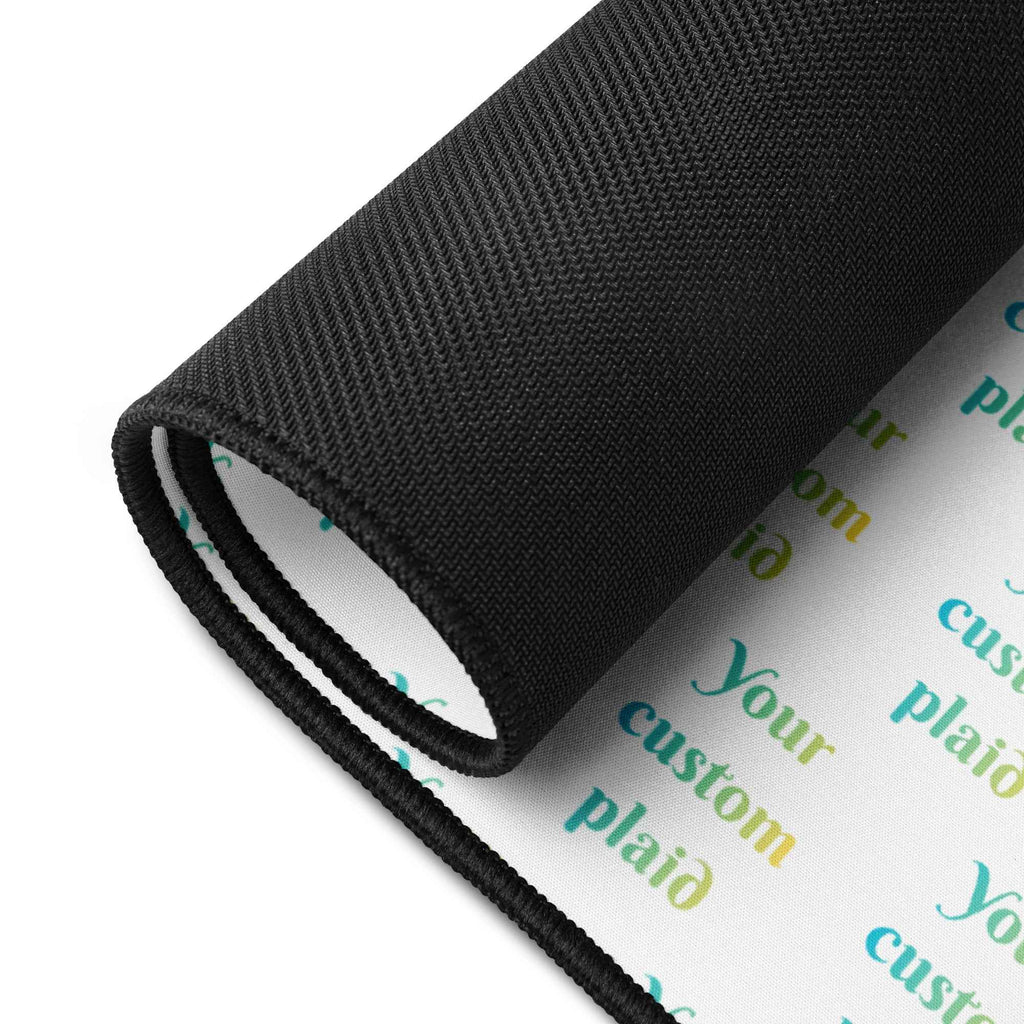 Desk Mat Your Own Birthday Plaid - Scottish Squares