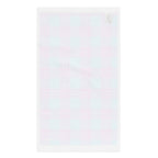 Mauve and Coastal Mist Plaid Hand Towel - Scottish Squares