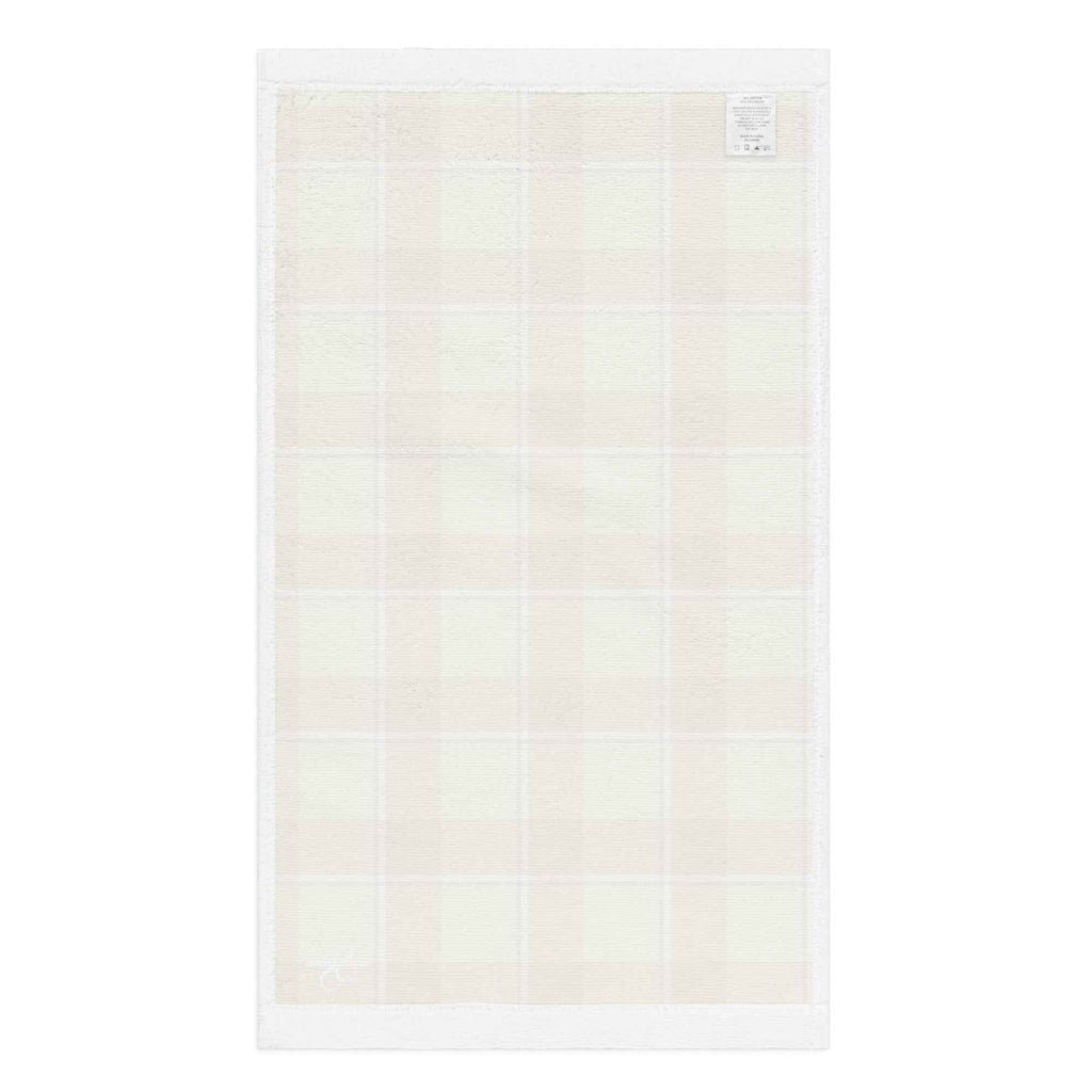 Zombie and Copper Plaid Hand Towel - Scottish Squares