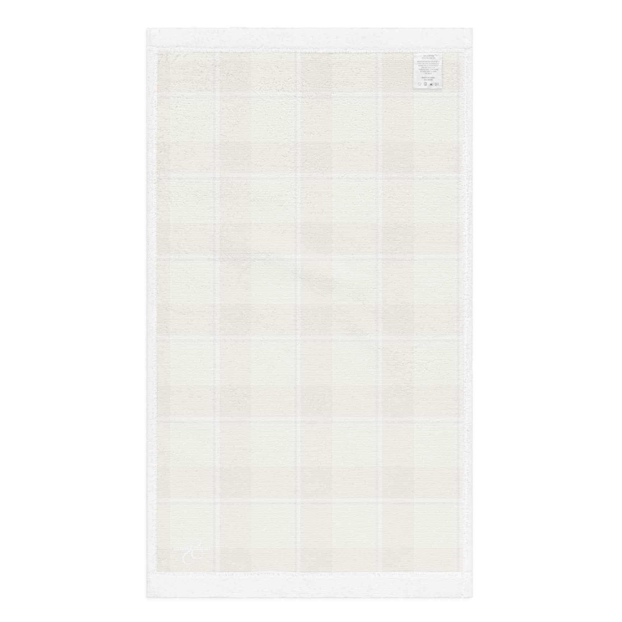 Zombie and Copper Plaid Hand Towel - Scottish Squares