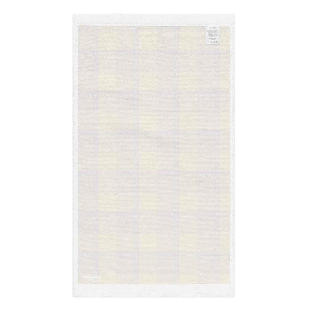 Potters Clay and Pizza Plaid Hand Towel - Scottish Squares