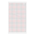 Red Ribbon and Heavy Metal Plaid Hand Towel - Scottish Squares