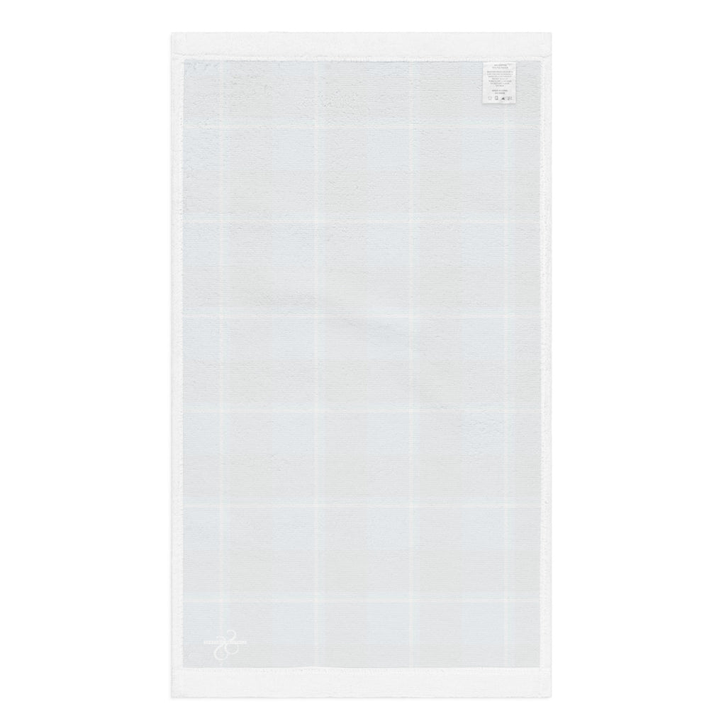 Hoki and Shuttle Gray Plaid Hand Towel - Scottish Squares
