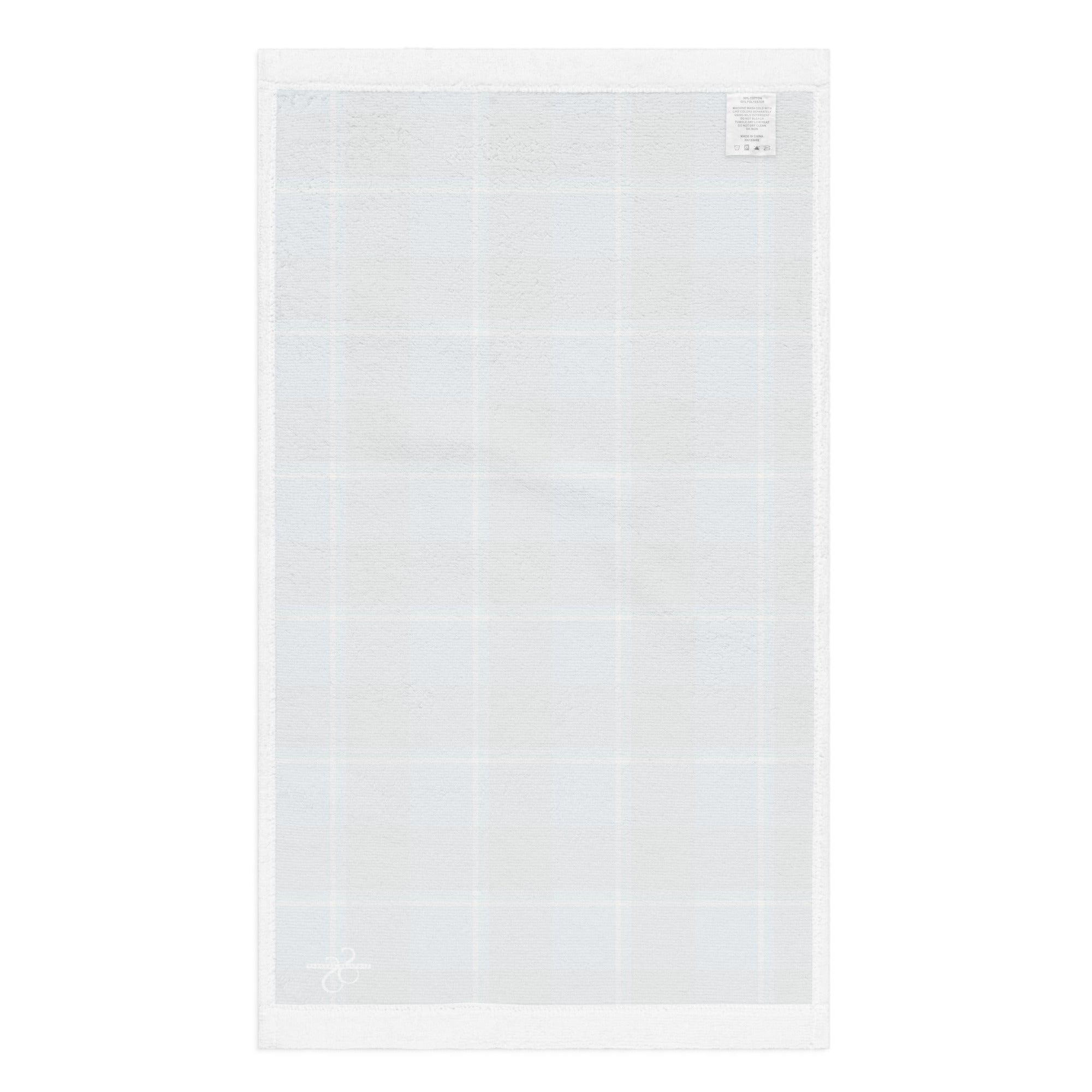 Hoki and Shuttle Gray Plaid Hand Towel - Scottish Squares