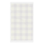 Flax and Livid Brown Plaid Hand Towel - Scottish Squares