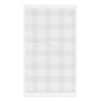 Blizzard Blue and Livid Brown Plaid Hand Towel - Scottish Squares