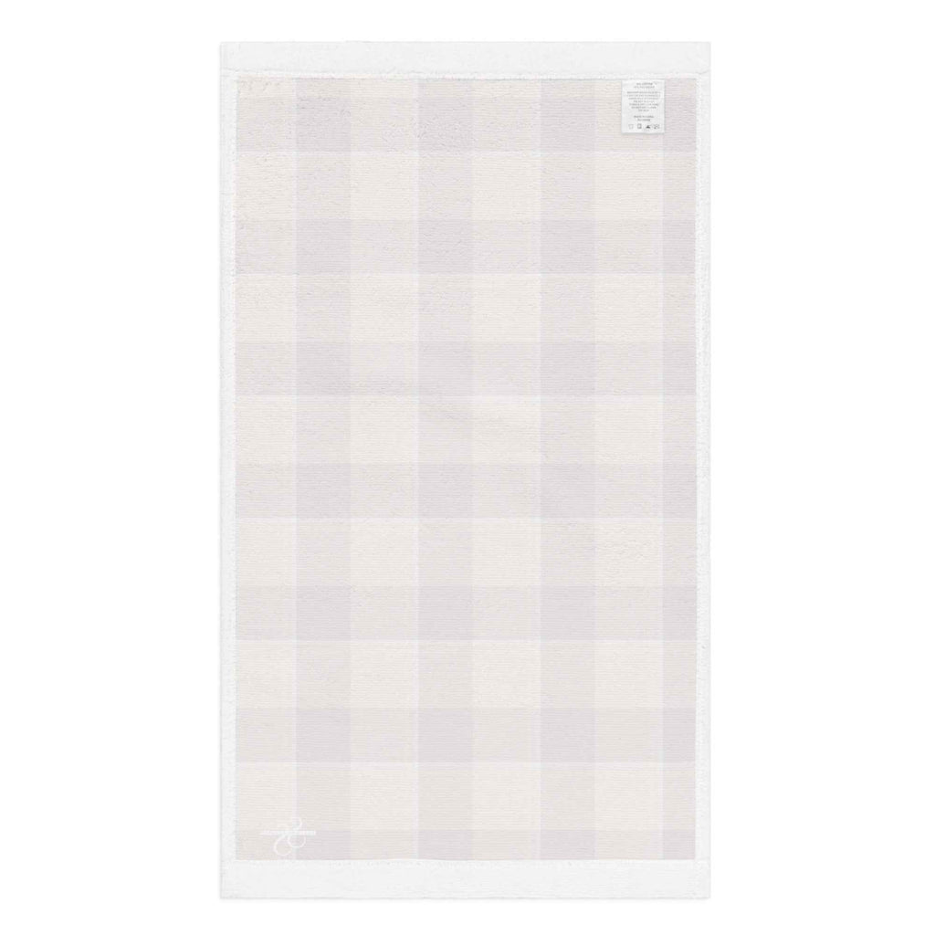 Whiskey and Livid Brown Plaid Hand Towel - Scottish Squares