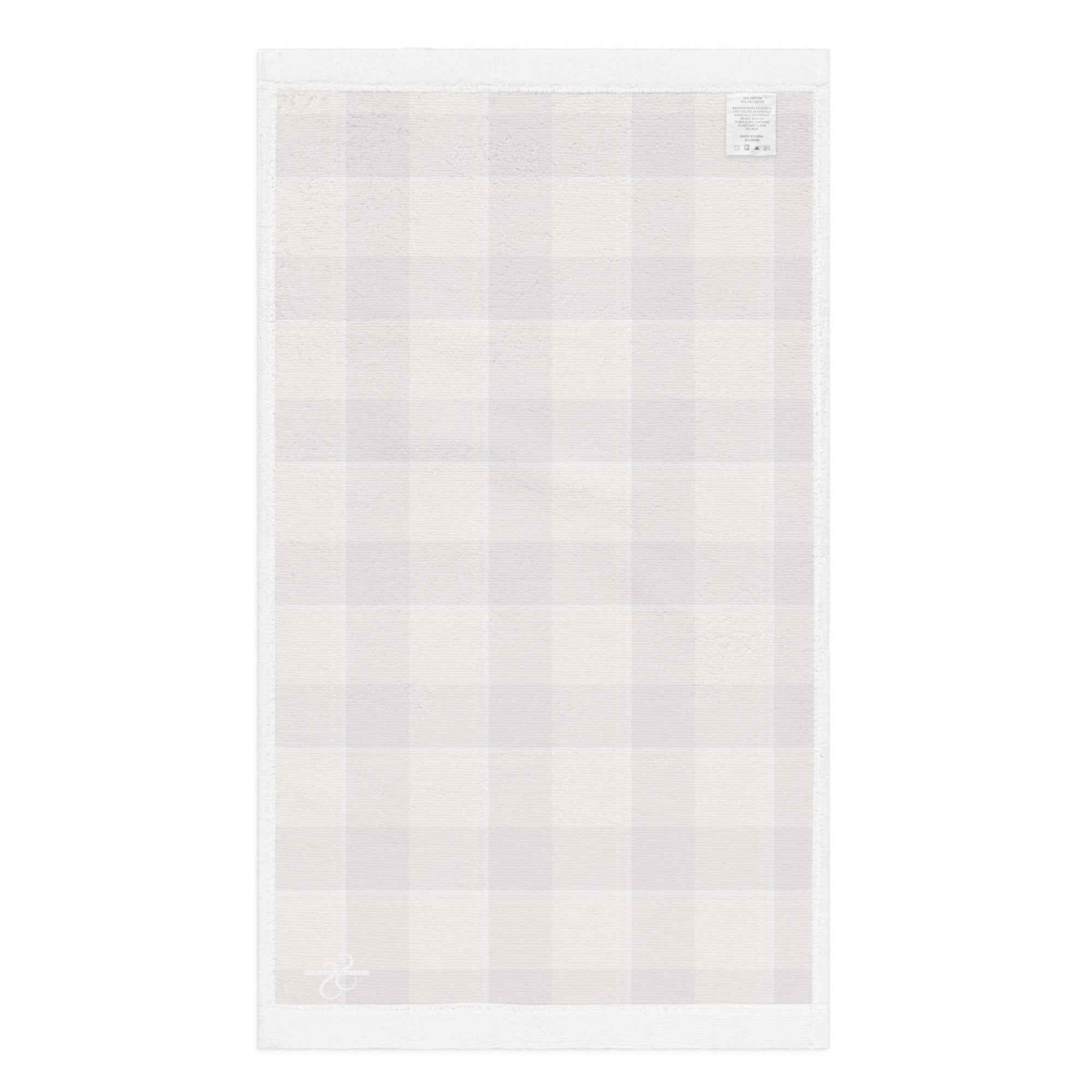 Whiskey and Livid Brown Plaid Hand Towel - Scottish Squares