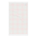 Spring Rain and Persimmon Plaid Hand Towel - Scottish Squares