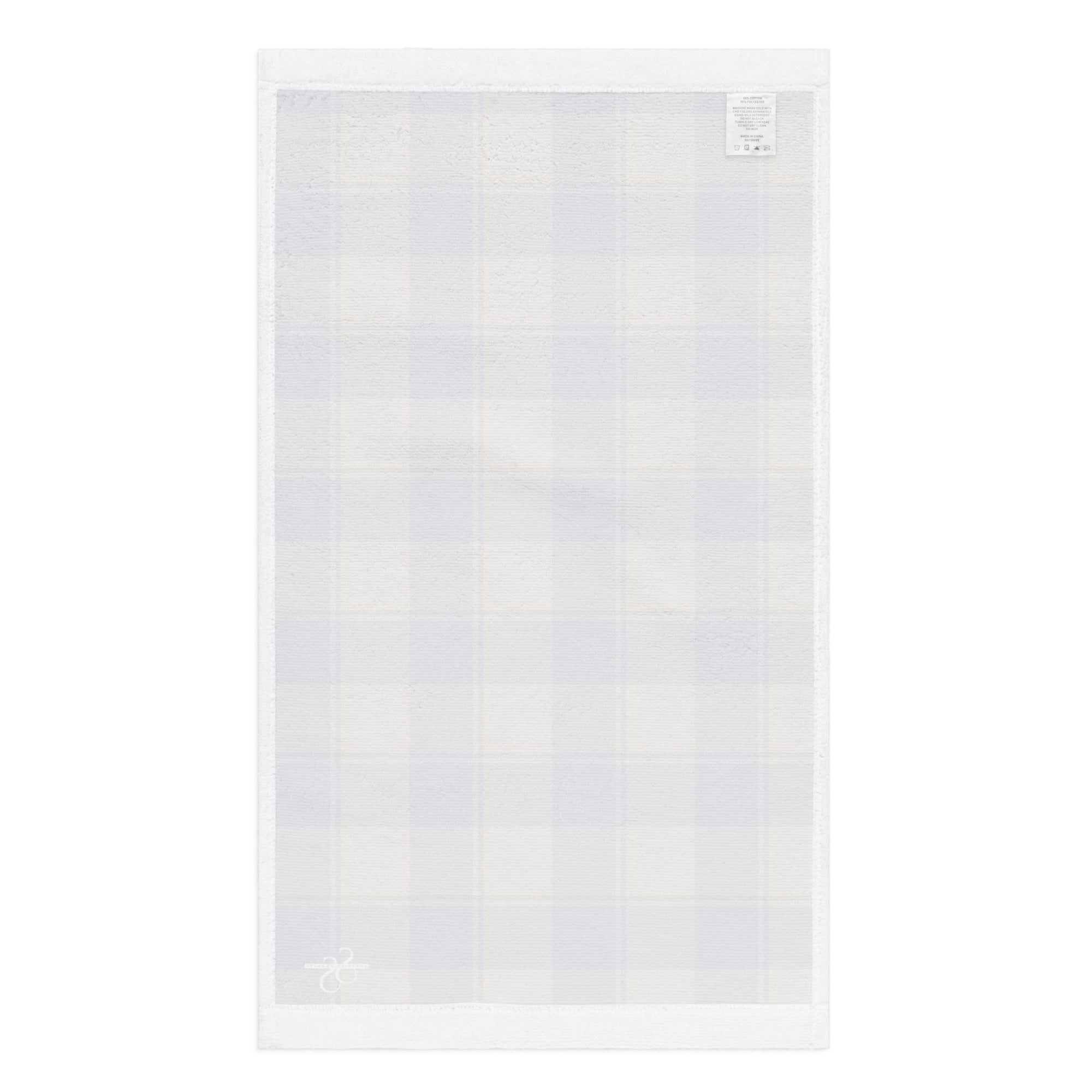 Cello and Donkey Brown Plaid Hand Towel - Scottish Squares