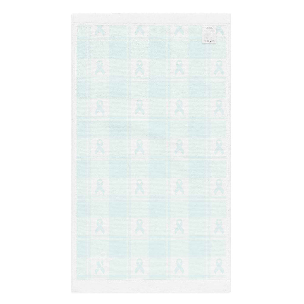 Hand Towel Ovarian Cancer Awareness Plaid - Scottish Squares