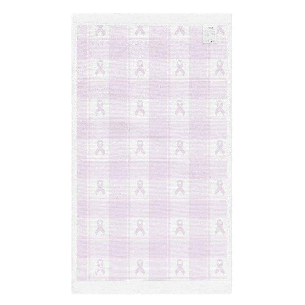 Hand Towel Pancreatic Cancer Awareness Plaid - Scottish Squares