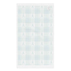 Hand Towel Cervical Cancer Awareness Plaid, Teal Ribbon, Supportive Gift - Scottish Squares