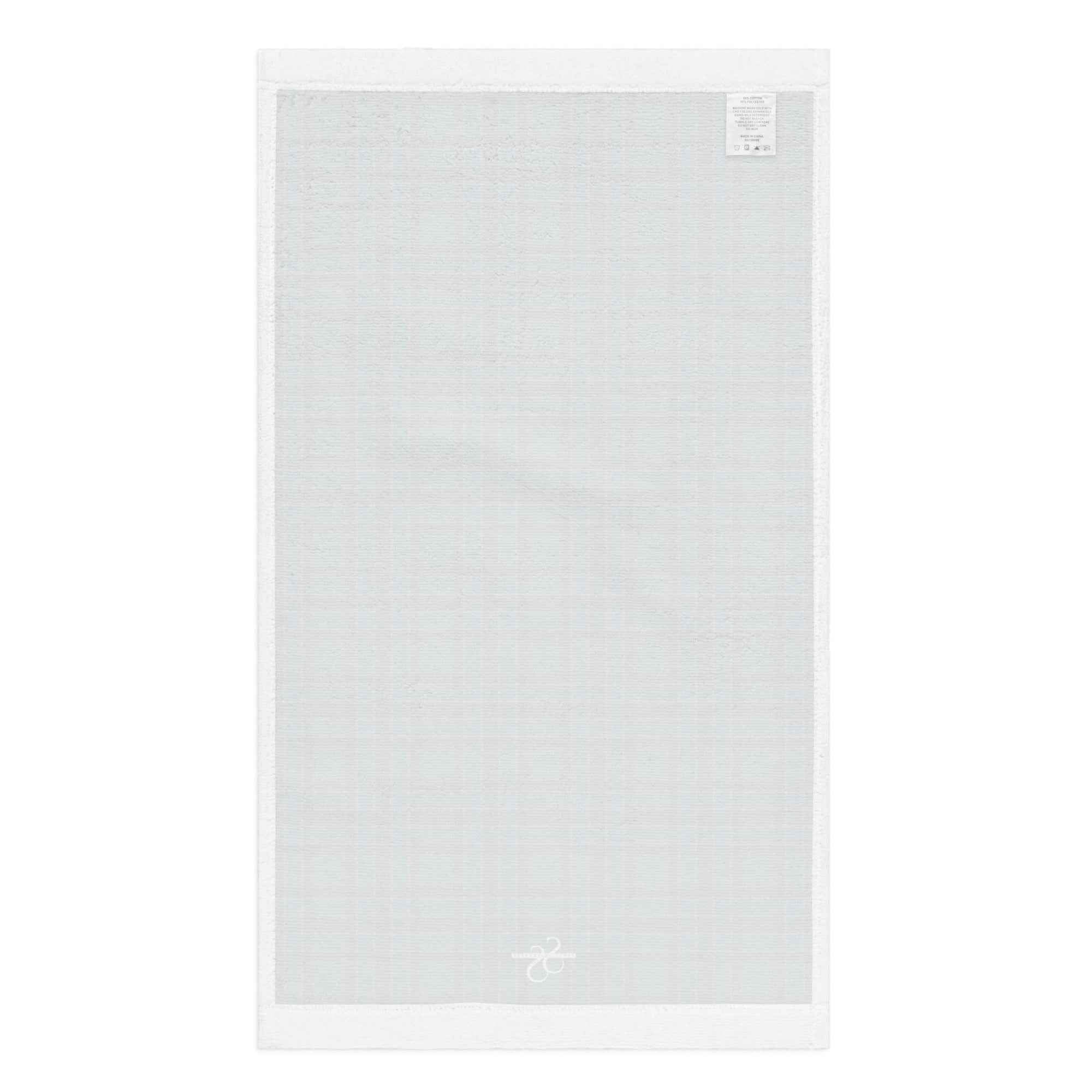 Hand Towel Green Blue Orange Plaid Tartan