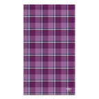 Purple and Trendy Pink Plaid Hand Towel - Scottish Squares