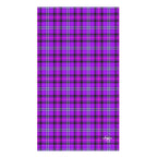 Electric Violet and Fuchsia Plaid Hand Towel - Scottish Squares