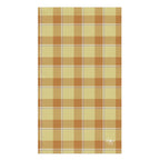 Zombie and Copper Plaid Hand Towel - Scottish Squares