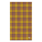 Potters Clay and Pizza Plaid Hand Towel - Scottish Squares