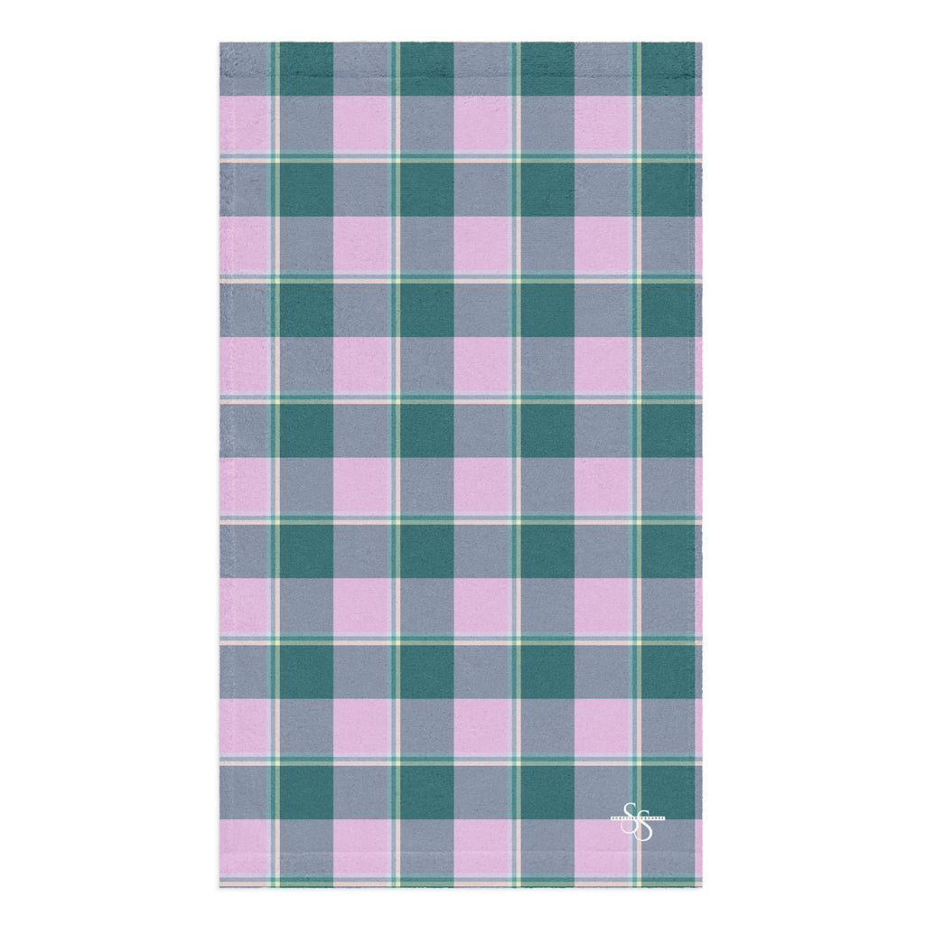 Ming and Melanie Plaid Hand Towel - Scottish Squares