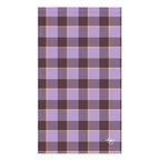 Light Wisteria and Livid Brown Plaid Hand Towel - Scottish Squares