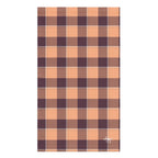 Hit Pink and Livid Brown Plaid Hand Towel - Scottish Squares