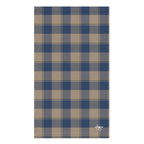 Cello and Donkey Brown Plaid Hand Towel - Scottish Squares