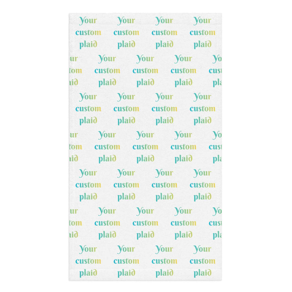 Hand Towel Your Own Birthday Plaid Default Title - Scottish Squares