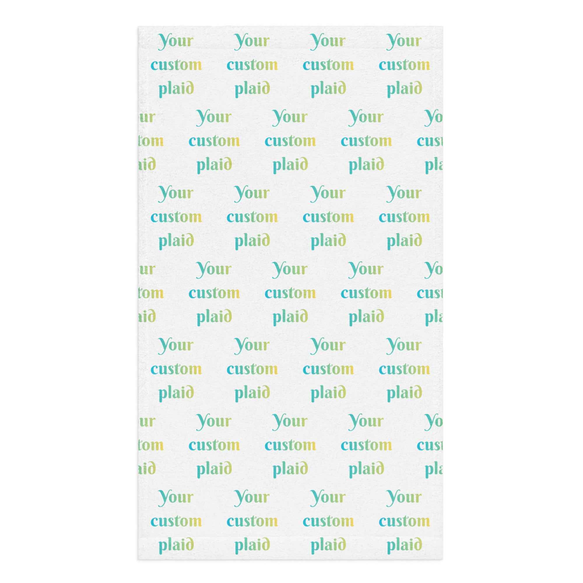 Hand Towel Your Own Birthday Plaid Default Title - Scottish Squares