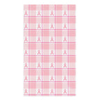 Hand Towel Breast Cancer Awareness Plaid Default Title - Scottish Squares