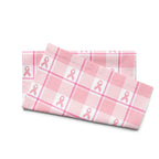 Hand Towel Breast Cancer Awareness Plaid - Scottish Squares