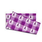 Hand Towel Pancreatic Cancer Awareness Plaid - Scottish Squares