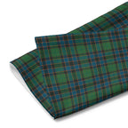 Hand Towel Green Blue Orange Plaid Tartan