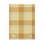 Personalized Zombie and Copper Plaid Hardcover Journal - Scottish Squares