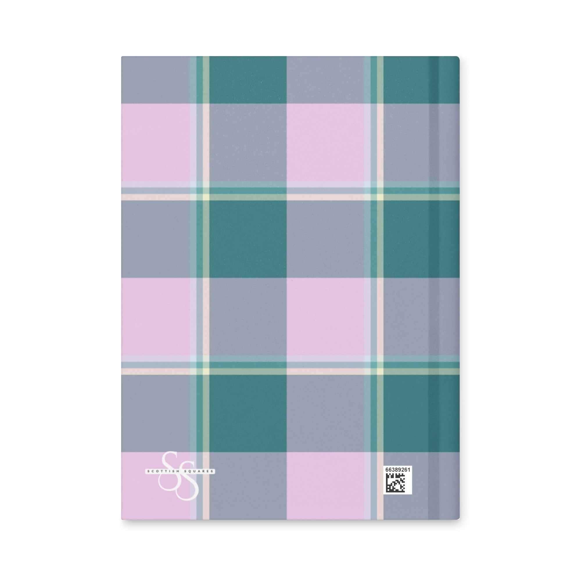 Personalized Ming and Melanie Plaid Hardcover Journal - Scottish Squares