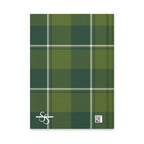 Personalized Woodland and Evergreen Plaid Hardcover Journal - Scottish Squares